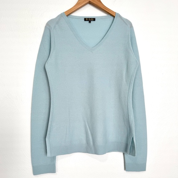 Loro Piana Cashmere Sweater Women´s 42 Light Blue...
